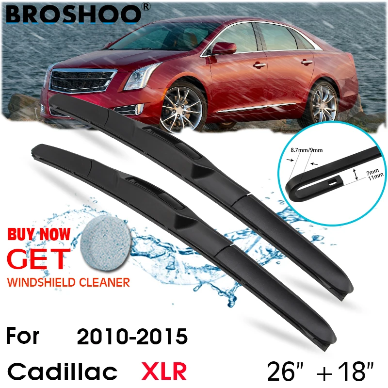 

Car Wiper Blade Front Window Windscreen Windshield Wipers Blades J hook Auto Accessories For Cadillac XTS 26"+18" 2010-2015