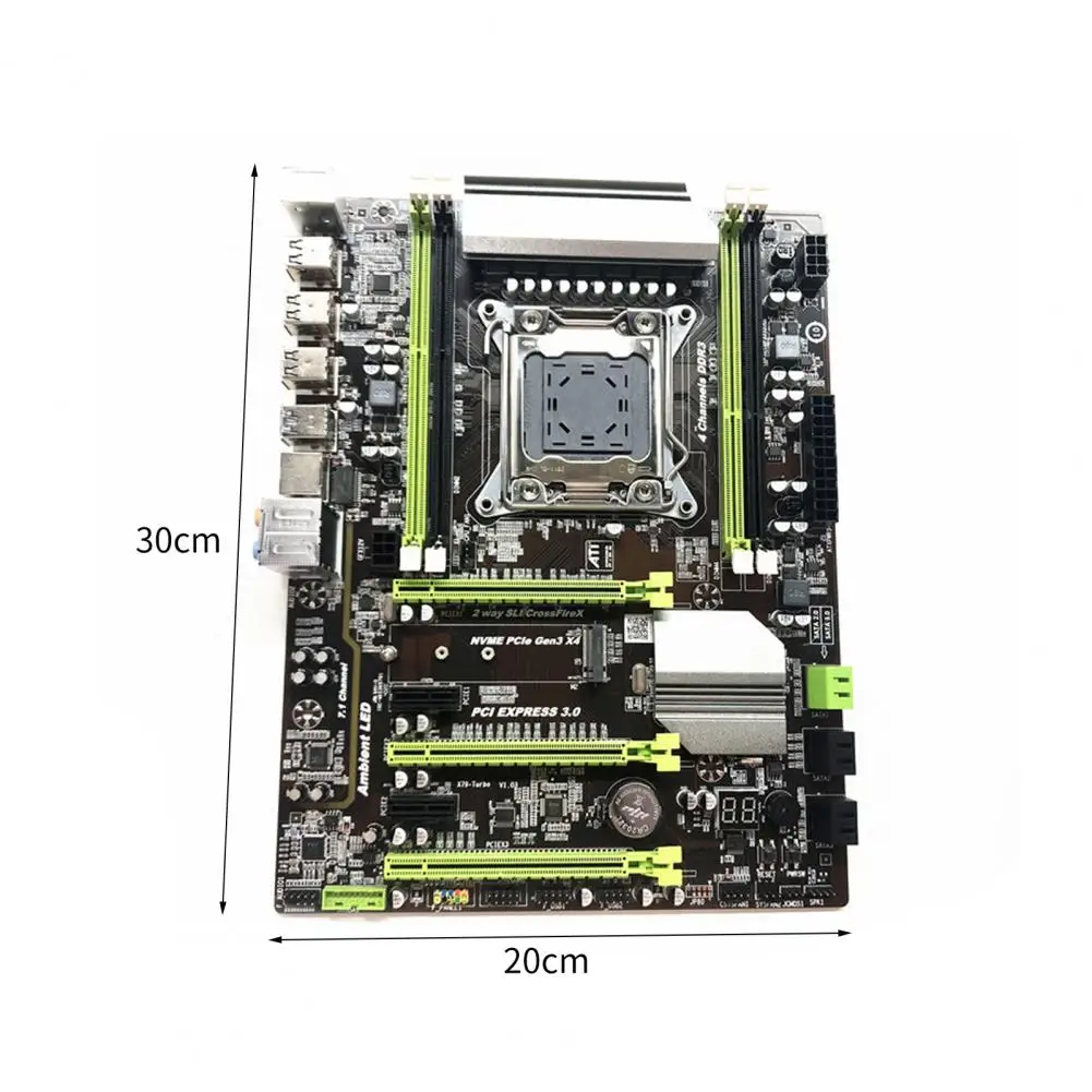 Imagem -03 - Game Desktop Motherboard Lga2011 e5 2680 Pci Express 16x Múltiplas Portas Ddr3 Sata3 Mainboard para B75 pc X79