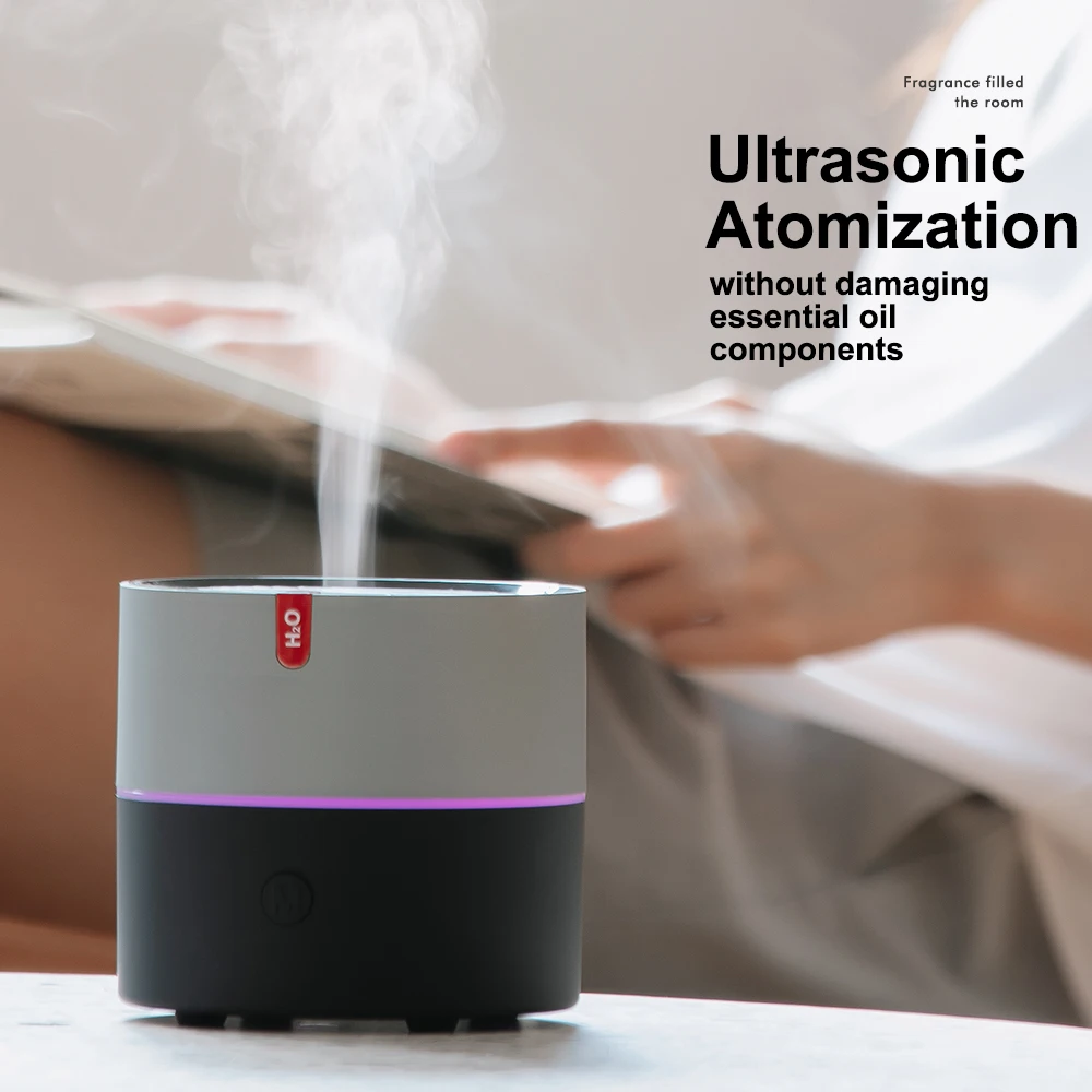 H2O Humidifier USB Mini Aroma Diffuser 230ml Household Essential Oil Diffuser For Home Office Dormitory Life Appliances