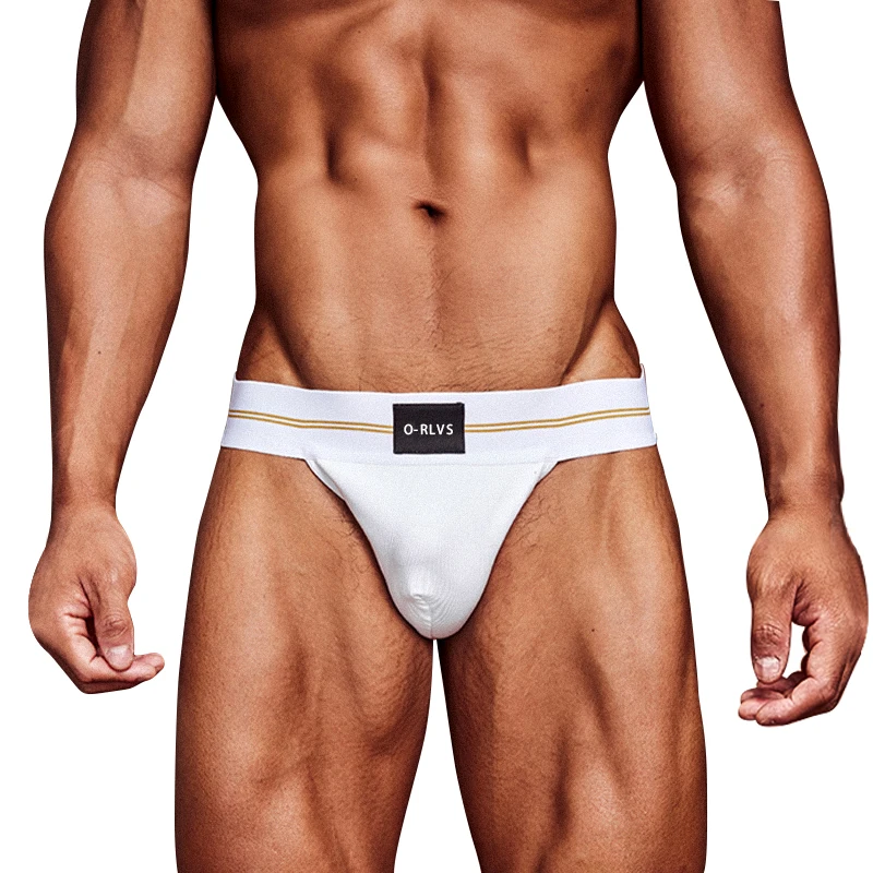 Double Belt Bikini Men\'s Thong Gay Sexy Mens Jockstrap Underwear Modal Thongs Man Sissy Mens Panties Low Wasit String Homme