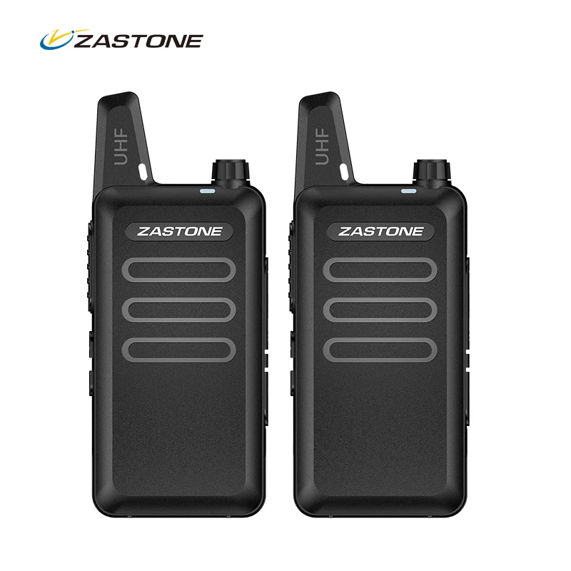 2pcs Zastone X6 Mini Walkie Talkie kids UHF Raido Walkie-talkie 400Mhz Two Way Radio FM Ricetrasmettitore USB Communicator