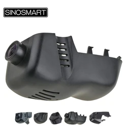 SINOSMART 1080P specjalna kamera do deski rozdzielczej samochodu Wifi DVR do VW Jetta Touareg Polo Passat Touran Tiguan Bora Magotan kontrola aplikacji golfowej