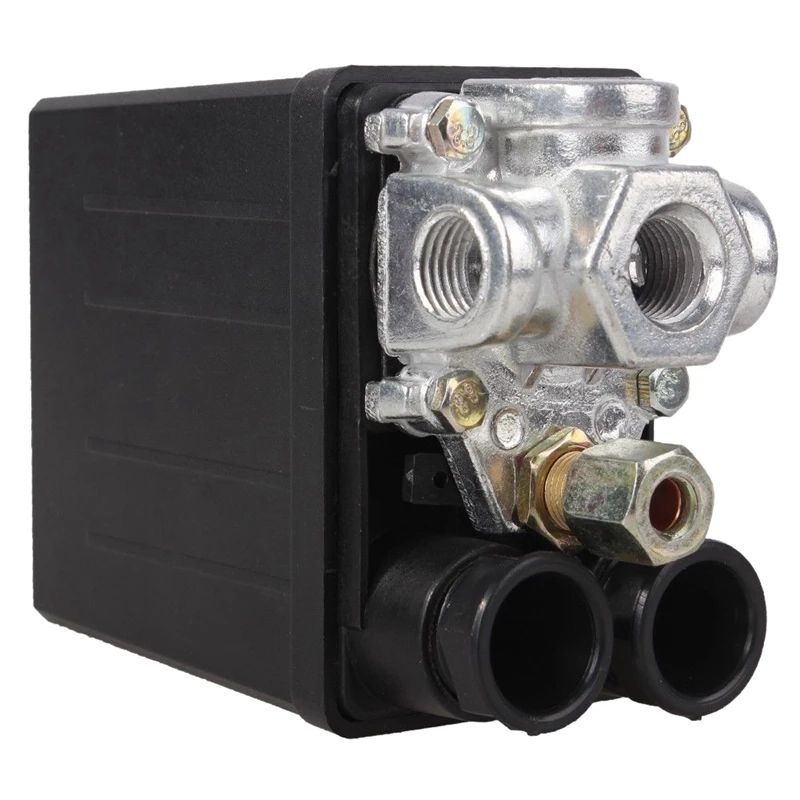 Promotion! Heavy Duty Air Compressor Pressure Switch Control Valve 90 PSI -120 PSI Black