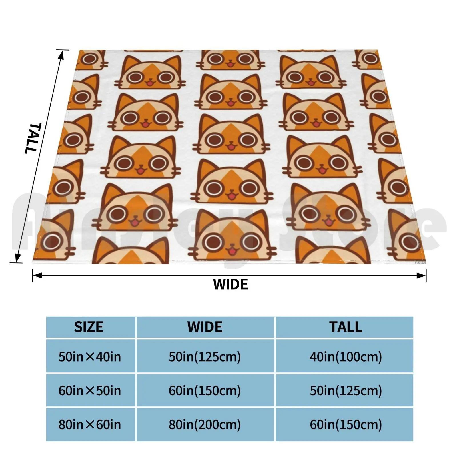 Brown Felyne Nyyaaaa Blanket For Sofa Bed Travel Japan Video Game Monster Hunter Cat Cats Felyne J Rpg Monster