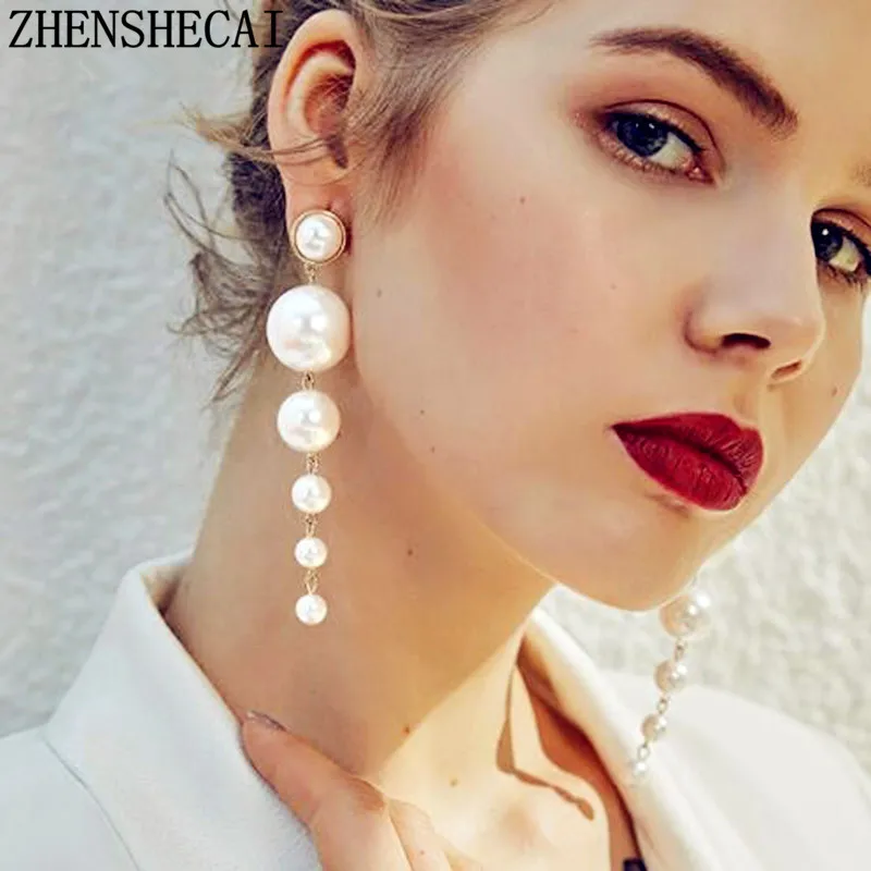 Women's Gold Plated Geometric Big Round Clip Earrings