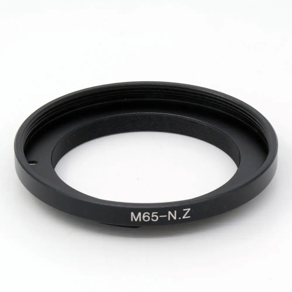 Adaptador de lente modificado de 1mm, M65-NZ para montura M65 de gran formato o ampliación de lente a cámara Nikon Z5 Z6 Z7 Z50 Z30