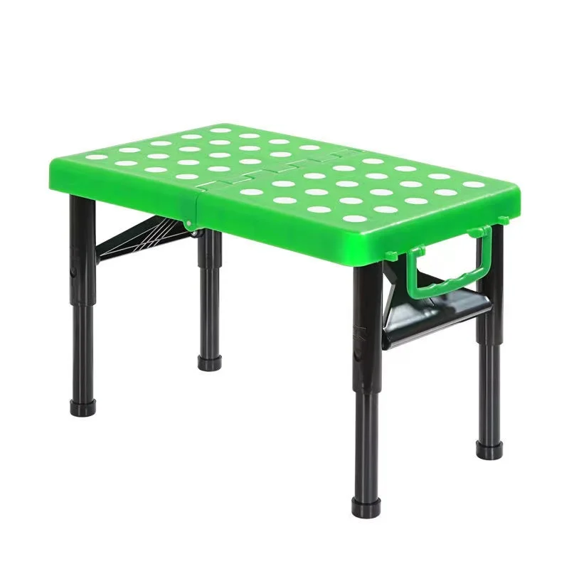 Gấp Di Động Phân Xanh Đa Năng Nhựa Bền Đứng Phân Cho Cắm Trại Ngoài Trời Hoạt Động Đánh Bắt Cá