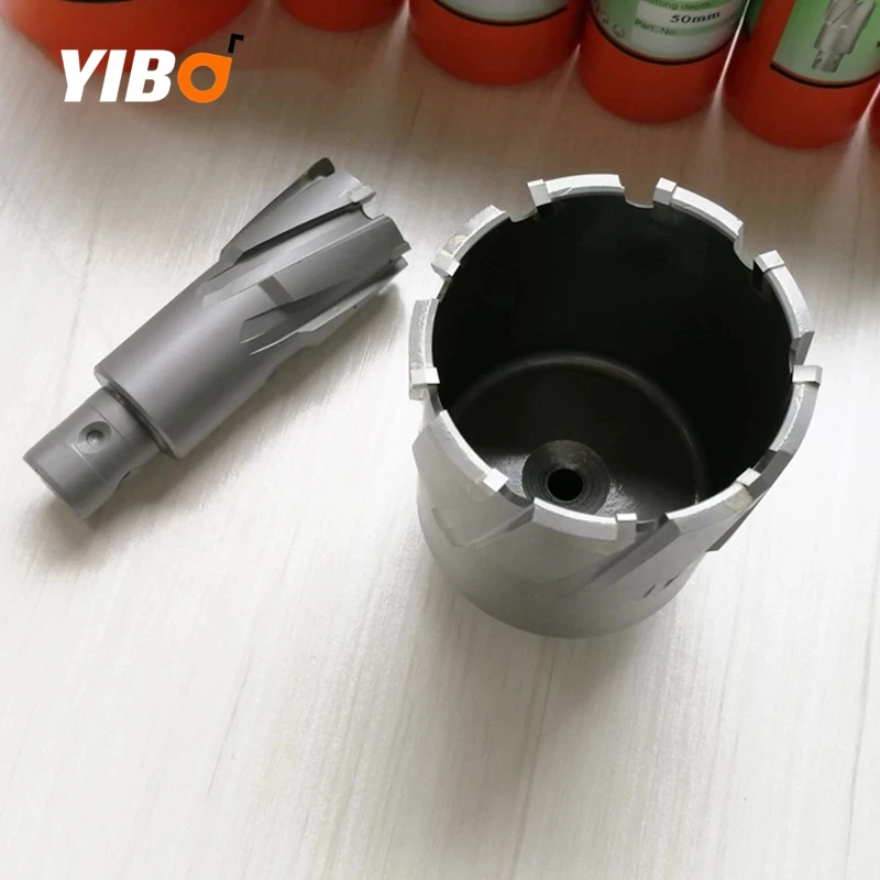 12-65Mm × 35Mm Diameter Voor Staal Ruimen Magnetische Boor Tct Ringvormige Cutter Metal Core Boor bit Met Fein Quick-In Schacht