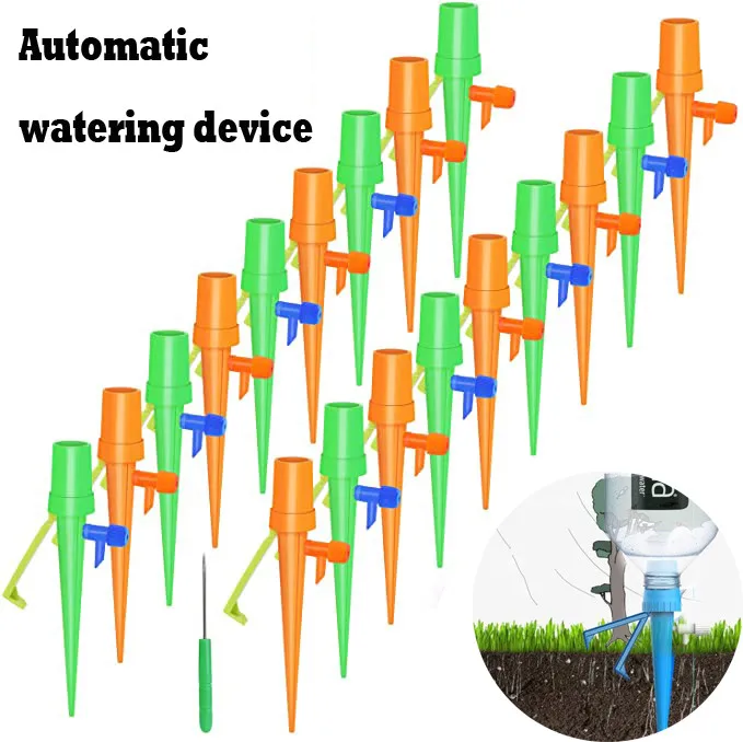 18pc Automatic Watering Set Adjustable Irrigation System Garden Planting Garden Supplies Useful Self-Watering Device Garden Tool