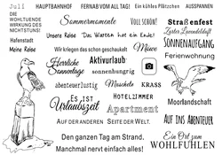 German Clear Stamps Scrapbook Paper Craft Clear Stamp Scrapbooking X0411