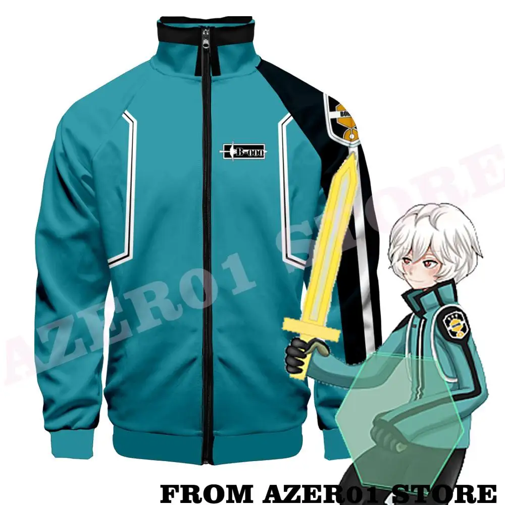 Thế Giới Kích Hoạt Mikumo Osamu Kuga Yuma Cosplay Merch Áo Dây Kéo Áo Khoác Mùa Đông Nồng Nàn Nam/Nữ Dạo Phố Dây Kéo Khoác Hoodie