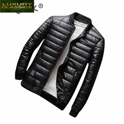 Winter Plus Size 8XL Leather Jacket Men Clothes 2021 Thick Warm Parka Hombre Streetwear Pu Leather Outwear Hiver SH1801