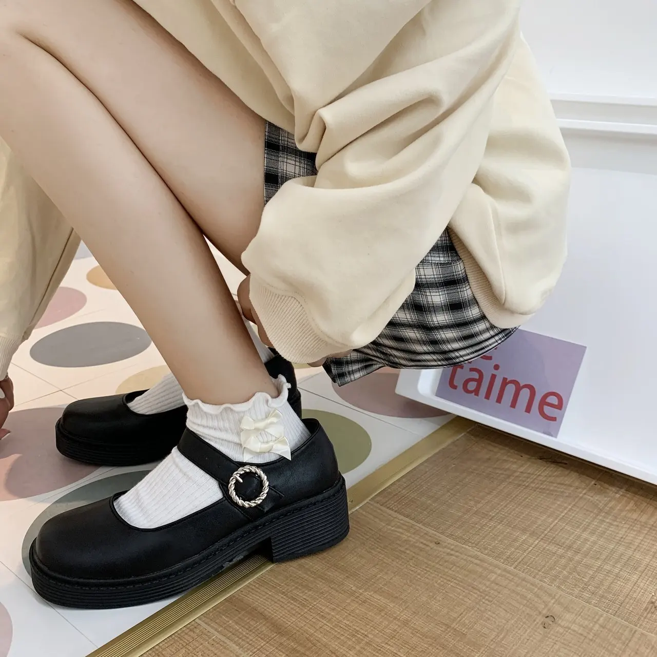 Hot TV Series Girl From Nowhere Nanno Cosplay Shoes Round Toe Shoes For Lolita Cosplay Party Costume Custom Made