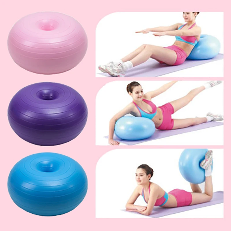 Balance Training Ball Stable Lightweight Donut Trainer Portable Exercise Yoga Gym Home Strength Fitness Ball Fitness Accessories