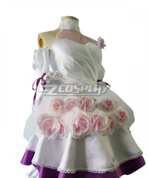 Sword Art Online Code Register ALfheim Online SAO ALO Konno Yuuki Wedding Dress Girls Party Halloween Dress Cosplay Costume E001