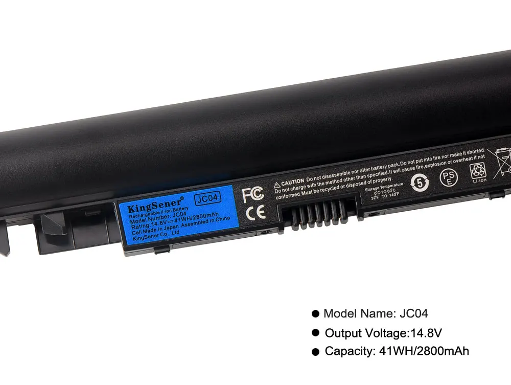 Batteria KinSener JC04 JC03 per HP 15-BS 15-BW 17-BS HSTNN-PB6Y 919682 -831 HSTNN-LB7W HSTNN-DB8E HSTNN-LB7W HSTNN-HB7X 919701 -850