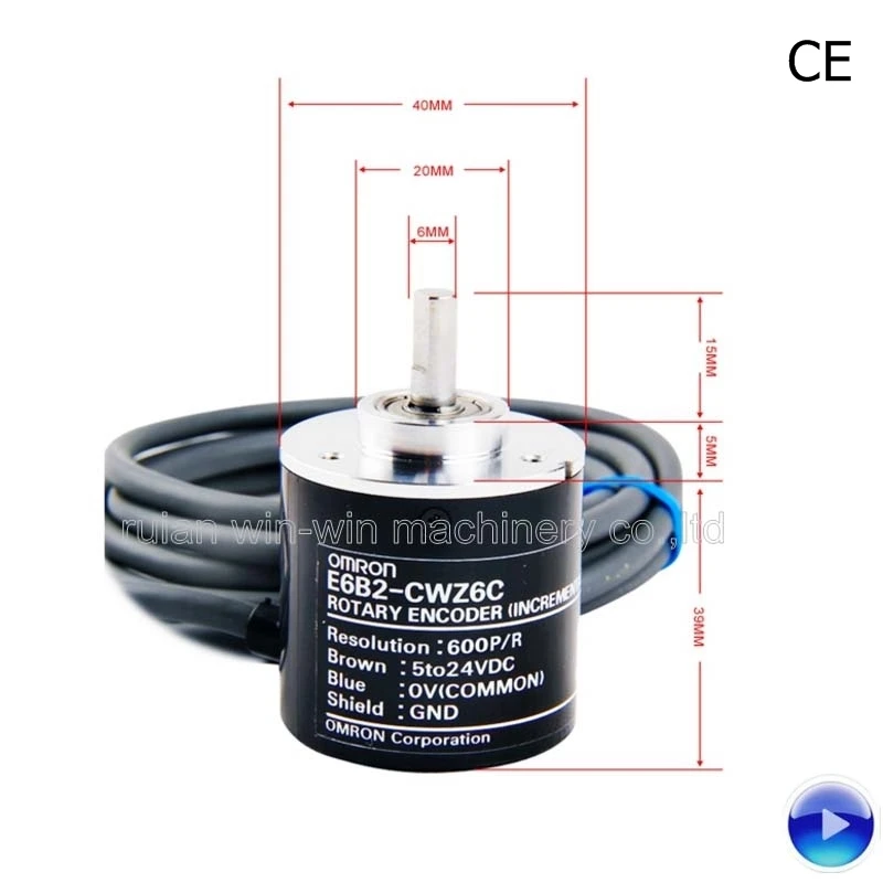 E6B2-CWZ6C 20p 100P 200P 300P 360p 500P 600P 720P 800P 1000P 1024P 1500P 1800P 2000P Rotary Encoder Corporation