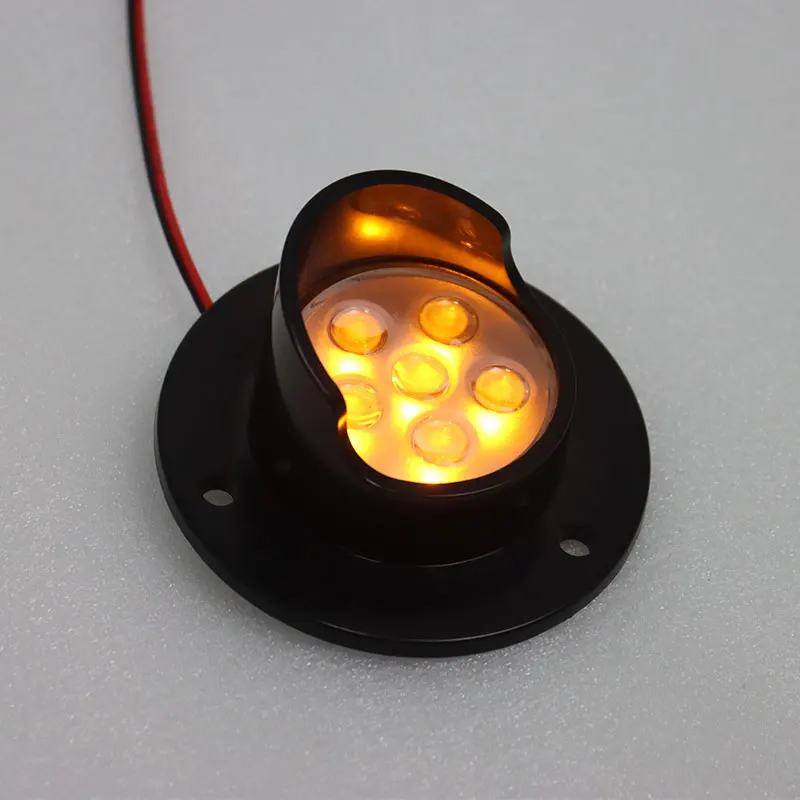 DC12V 50MM factory price  amber LED pixel cluster for arrow boards traffic light parts