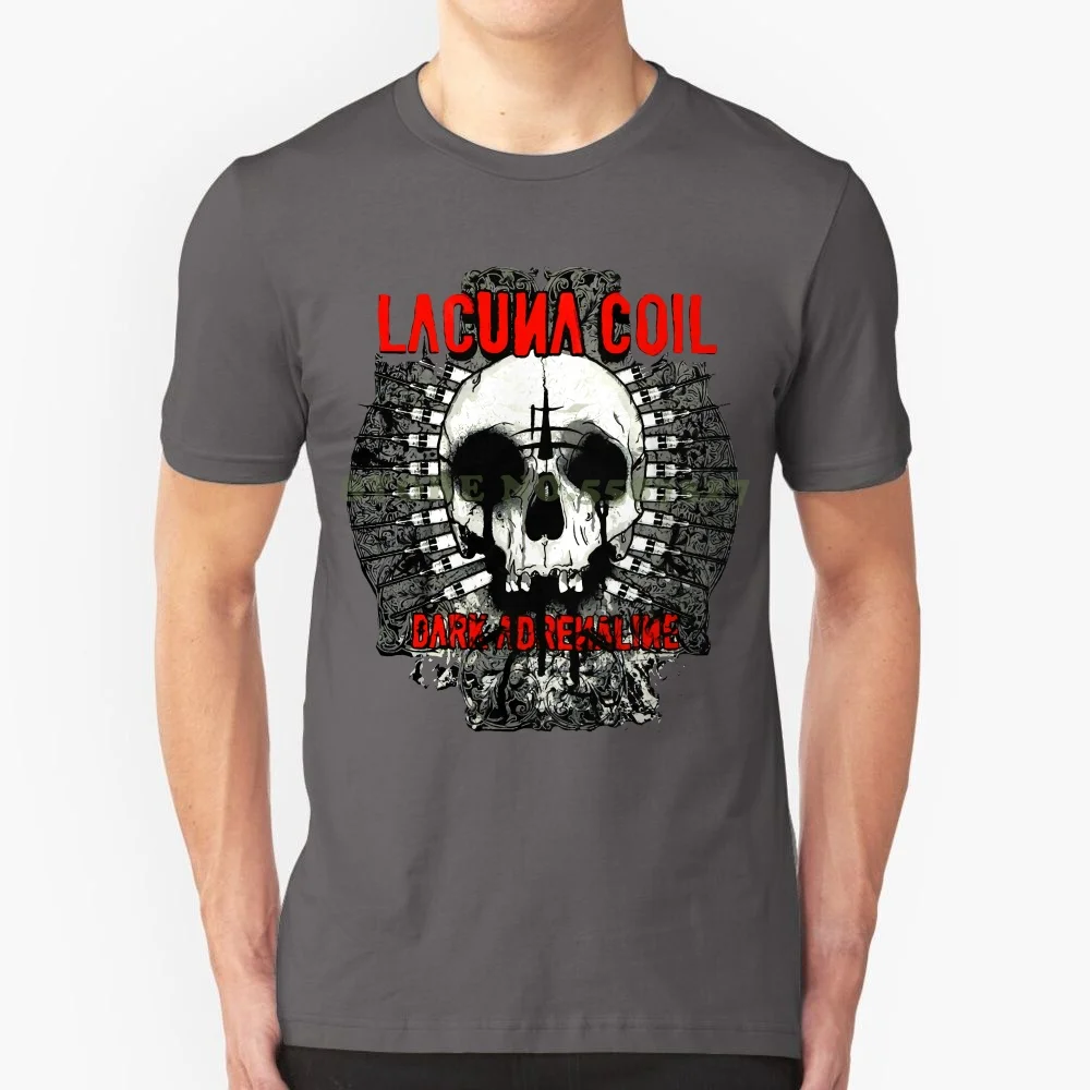 Lacuna Coil Dark Adrenaline T Shirt S M L Xl 2xl Brand New Official T Shirt Mens T Shirt Summer O Neck Cotton