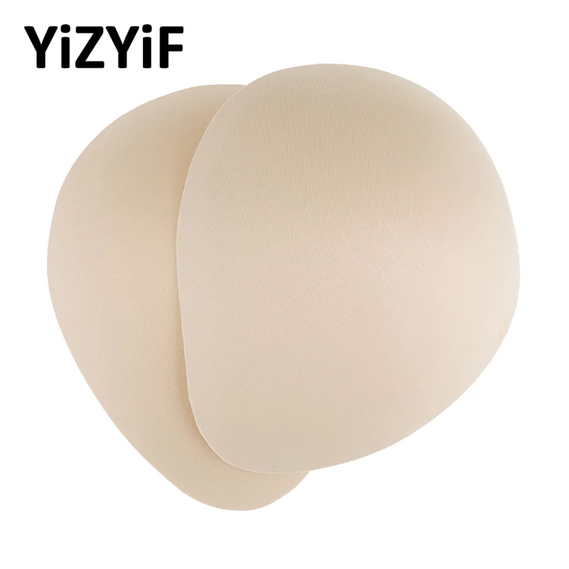 1Pair Sponge Bra Padding Insert Swimsuit Breast Push Up Bra Pads Insert Breast Enhancer Chest Cups Women Intimates Accessories