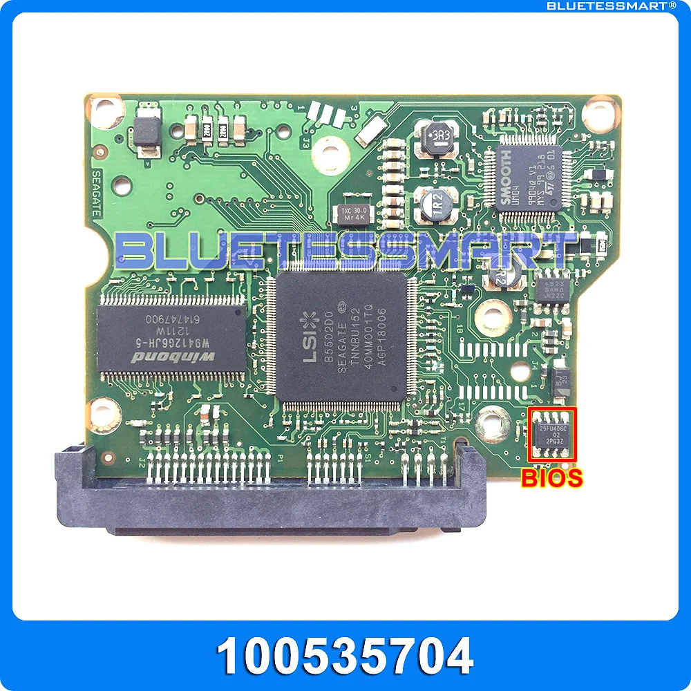 

hard drive parts PCB logic board printed circuit board 100535704 for Seagate 3.5 SATA hdd data recovery hard drive repair