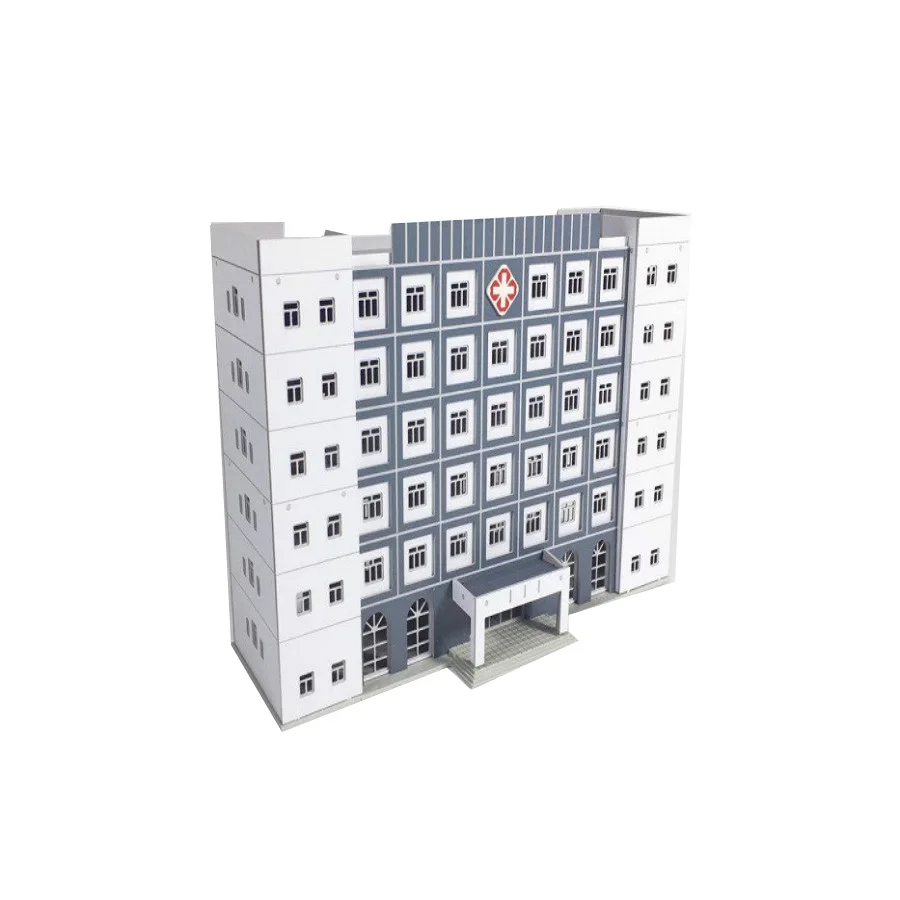 

1/150 160 Architectural Scene Model Anime Regular Hospital Building For Hobby Model Maker