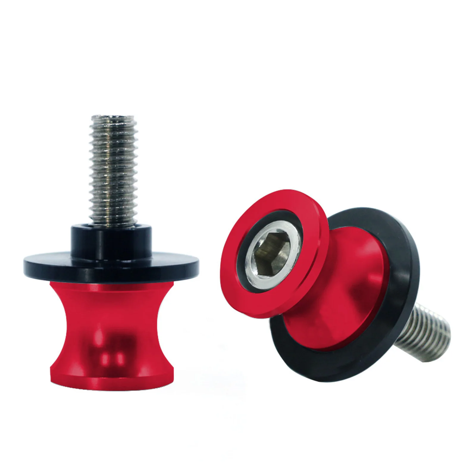 For KAWASAKI Z 800 Z800 All Years M8 Motorcycle Accessories Swingarm Spools Slider Rear CNC Swing Arm Cover Stand Screws Paddock