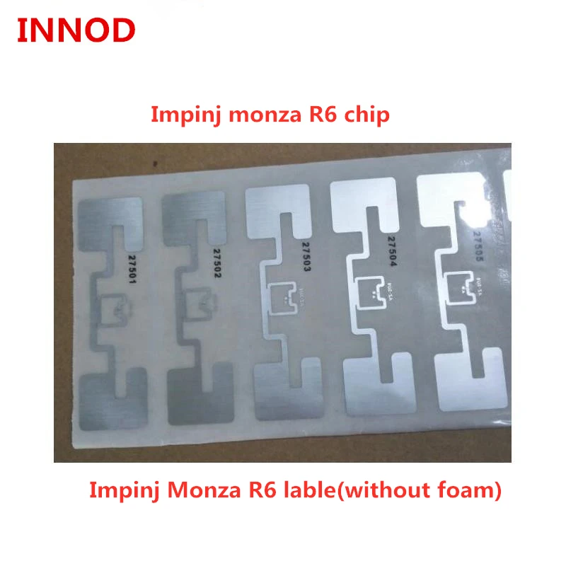 200pcs/lot best impinj Monza R6 chip long range passive uhf rfid adhesive sticker tag for sports running timing race