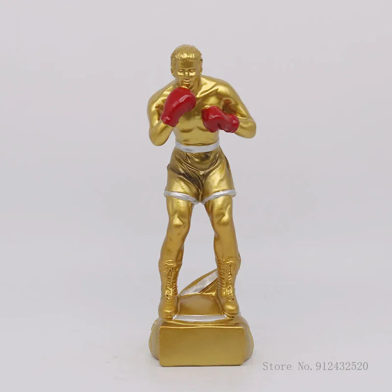 Resin Crafts with Custom Lettering, Commemorative Gift Ornaments, Home Decoration, Sports Award, Universal, boxing