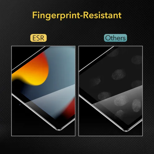 Imagen 2 del producto ESR para iPad 11/10(2025/2022) Paquete de 2 protectores de pantalla de vidrio templado con marco para iPad Air 13/11 (2025) Mini 7/6 Air 5/4