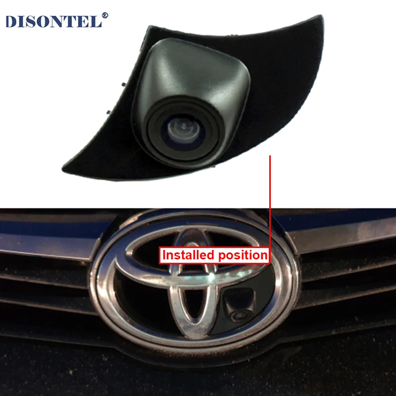 For Sonyccd Night Vision Waterproof Car Front View Logo Emblem brand mark parking Camera for Toyota Camry prado Highlander RAV4