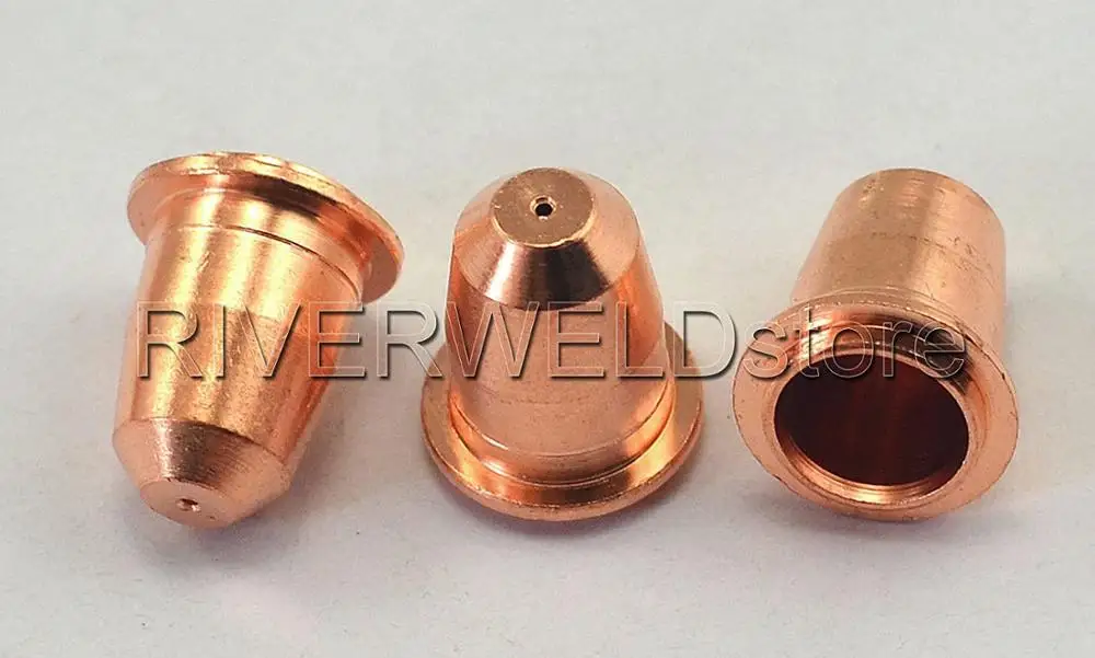 PD0116-08 Plasma Tip 0.8 PR0110 Plasma Electrode Fit Trafimet S45 ไฟฉายตัดพลาสม่า 60 ชิ้น...