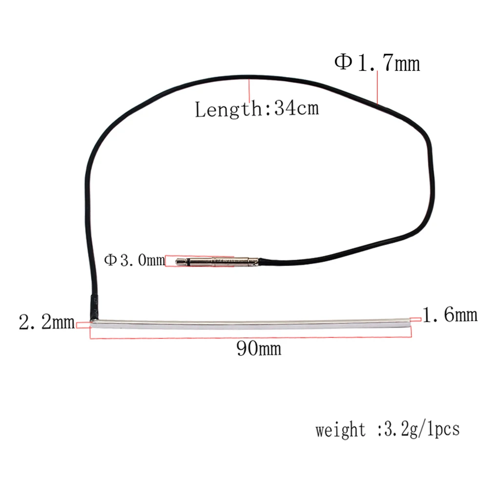 Sensitive Piezo Pickup Under Saddle EQ Pre-Amp for Classical Guitar - 90mm