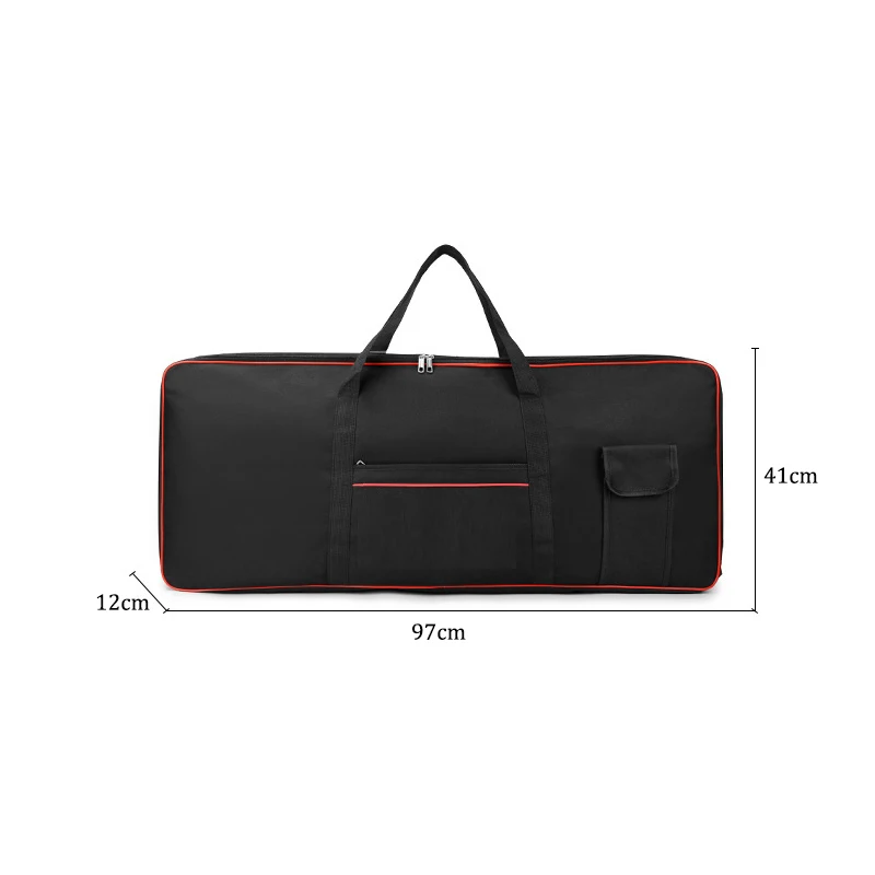 Bolsa de teclado de instrumentos Universal profesional de 61 teclas, funda gruesa e impermeable para Piano Electrónico