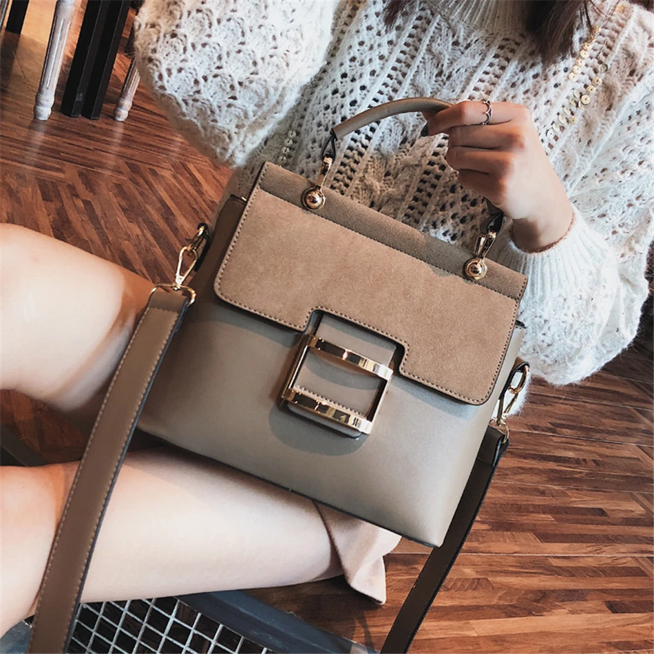 Women Bag Vintage Shoulder Bags 2021 New Buckle Matte Leather Handbags Crossbody Bags for Women Famous Brand Summer Style Sac