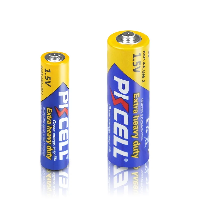 100PCS PKCELL Thermometer AA R6P AAA battery R03P 1.5V Carbon-Zinc Primary Batteries AA AAA batteries each 50pcs