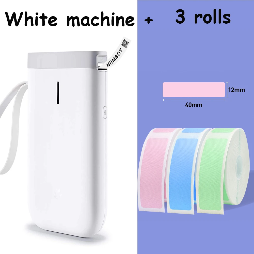 Niimbot D11 Mini Label printer paper Bluetooth Label Printer Fast Printing Home Use Office convenient Waterproof Anti-Oil