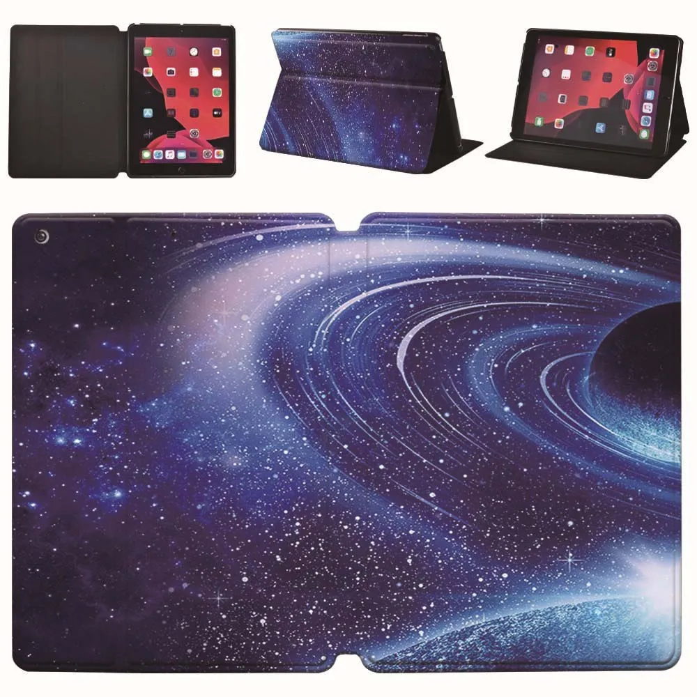 가죽 스탠드 커버 애플 IPad 2020 8 세대 10.2 인치 드롭 저항 타블렛 커버 케이스 패션 패턴 보호 쉘