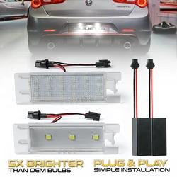 2 pezzi luci targa a LED per Alfa Romeo 156 159 166 147 Brera Giulietta Mito Spider GT Coupé No Error CANbus Lampade