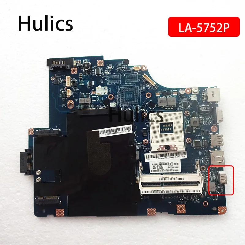 

Hulics Used For Lenovo G560 Z560 NIWE2 LA-5752P Rev:1.0 Laptop Motherboard 5752P Mainboard DDR3 Main Board