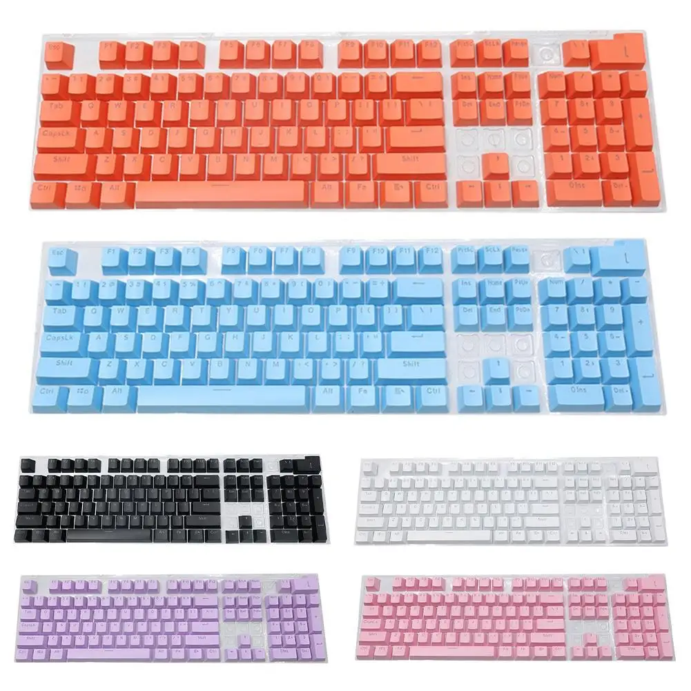 

104Pcs/Set Universal Backlit Key Cap Keycaps for Cherry Mechanical Keyboard Computer Peripherals for Cherry/Kailh/Gateron