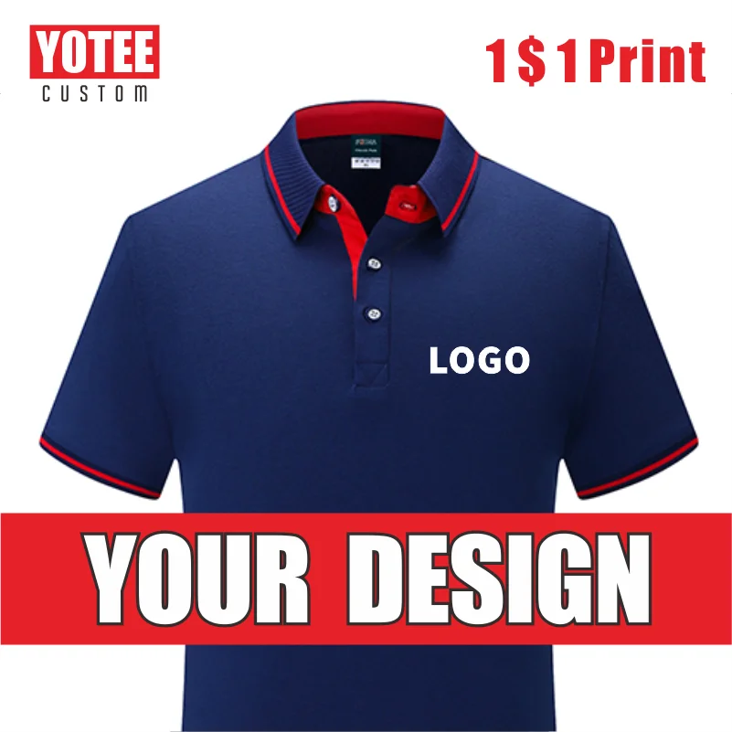 YOTEE 2021 summer multi-stylecustom breathable POLO shirt men\'s LOGO custom top