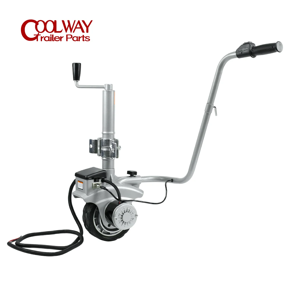 350W 12V Zmotoryzowany podnośnik do przyczep kempingowych RV Boat Camper Mover Dolly Jockey Wheel Parts Akcesoria