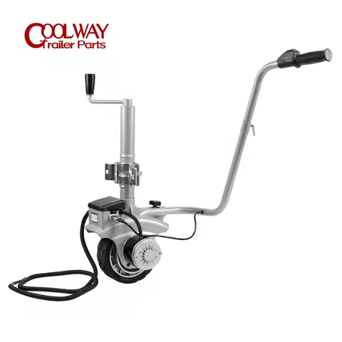 350W 12V Motorized Trailer Jack Caravan RV Boat Camper Mover Dolly Jockey Wheel Parts Accessories