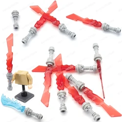 Jedi Force Weapons Building Block Moc Wars Warrior Figures Fire Element Lightsaber Model Child Christmas Gifts Boy Brick DIY Toy