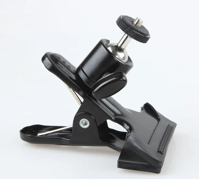 New Clip Clamp Holder Mount with Universal Metal Standard Ball Head 1/4 Screw Bracket for Camera Flash Holder for Photography