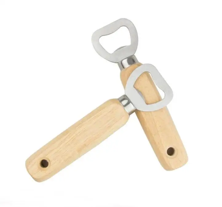 Free Shipping 120pcs/lot Wooden Beer Bottle Opener Personalized Engraved And Monogrammed Wedding Groomsmen Gift Wholesale