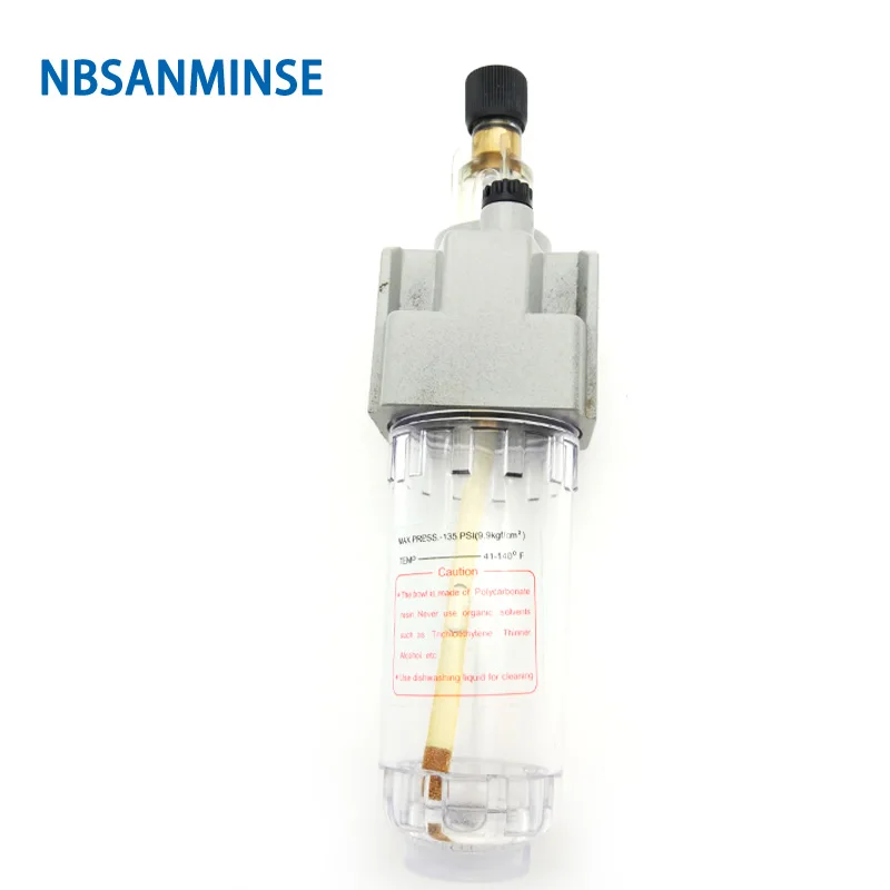Unidades de preparação de ar 1/8 1/4 3/8 1/2 3/4 1 AL 2000 Equipamento de fonte de ar lubrificador SMC Tipo FRL Peças de compressor de ar Sanmin