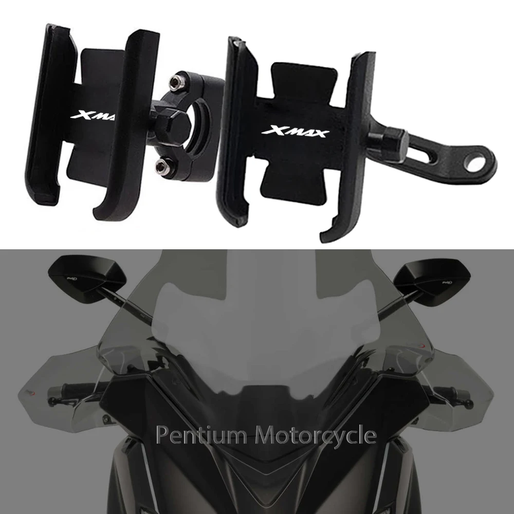 

Motorcycle Mobile Phone Holder Handlebar GPS Stand Navigation Bracket For YAMAHA XMAX300 XMAX400 XMAX X-MAX 125 250 300 400