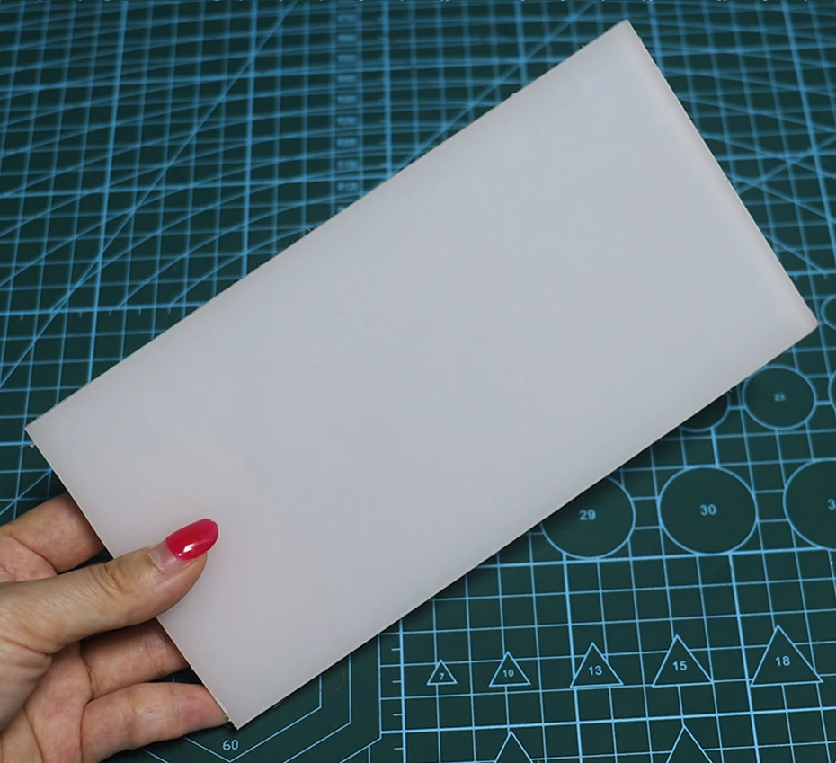 20x10cm Hohe Qualität PVC Weiß Schneiden Bord Gummi Mallet Matte Leder Handwerk Werkzeuge Für Schneiden Stanzen Stempel leder Werkzeug Matte – Detail 2